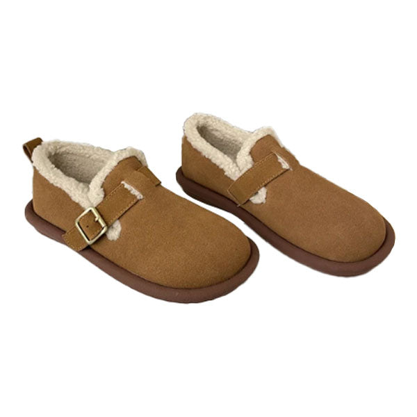 Elsie | Plush Fleece-Lined Suede Clogs