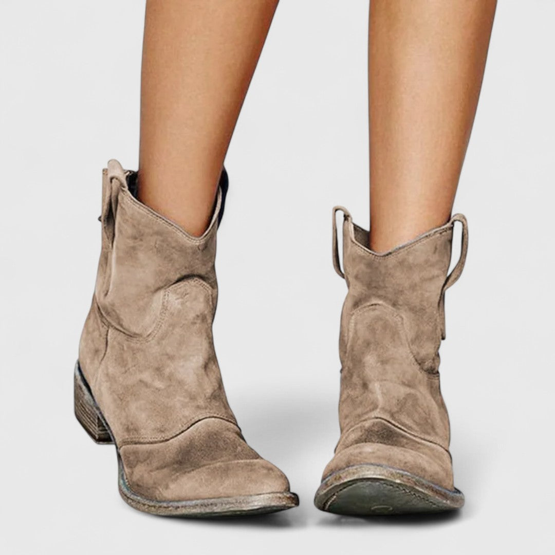 Rachel | Elegant Suede Everyday Boots