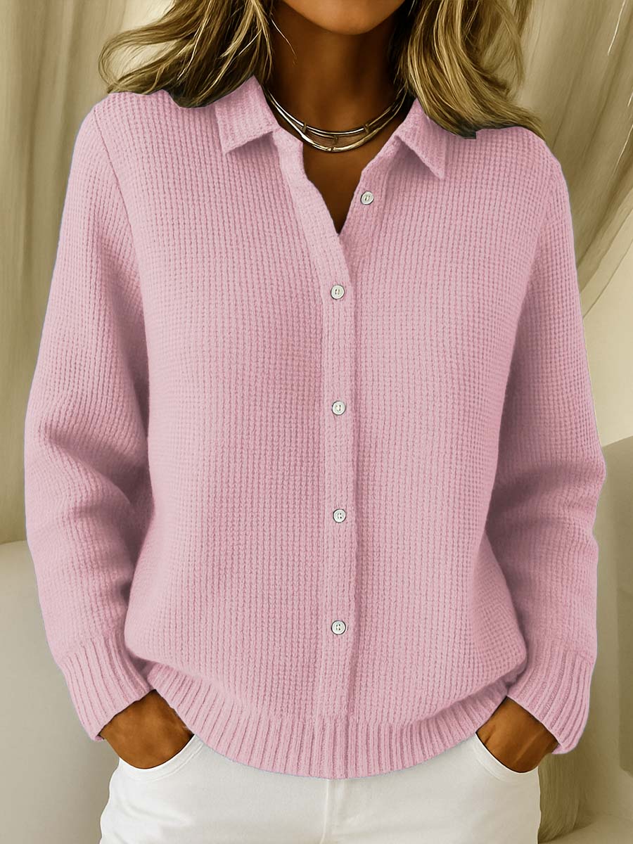 Maeve – Classic Knit Button Cardigan