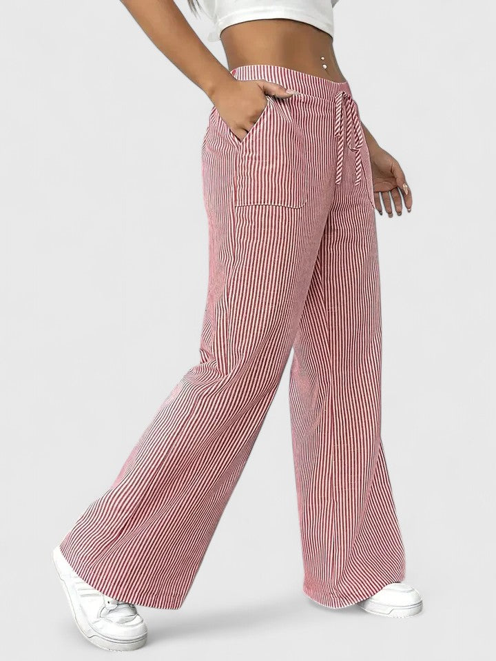 Boutique Eliza™ | Comfortable Wide-Leg Trousers with Elegant Details