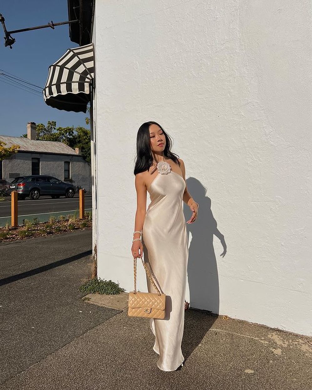 Georgia - Petal Neck Dress