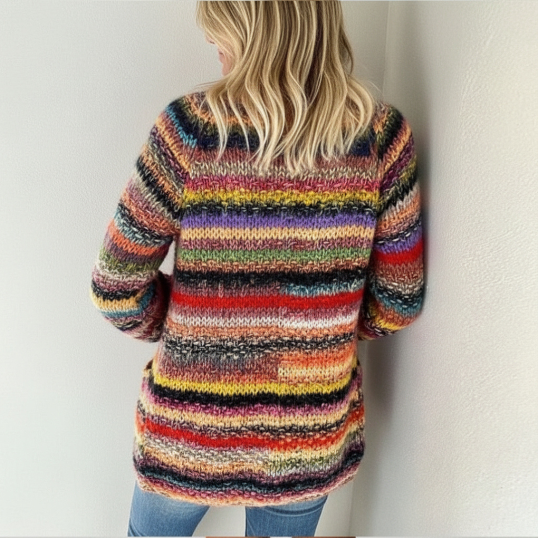 Catherine | Cozy Multicolor Cardigan