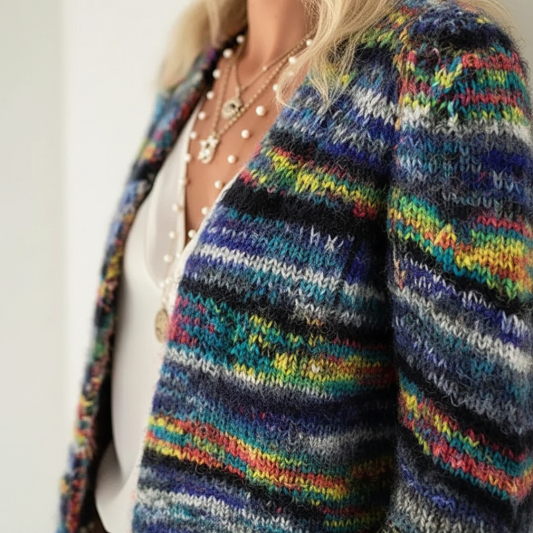 Catherine | Cozy Multicolor Cardigan