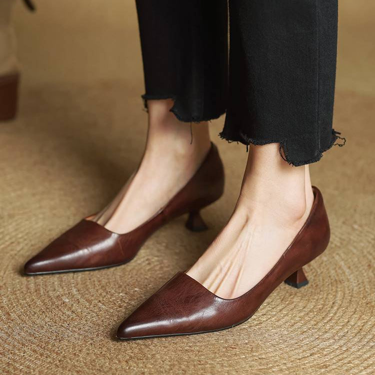 Anok – Premium Leather Heels for Everyday Elegance