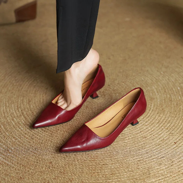 Anok – Premium Leather Heels for Everyday Elegance
