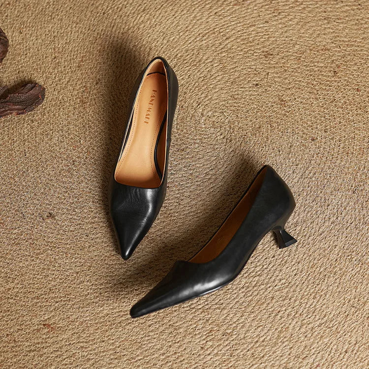 Anok – Premium Leather Heels for Everyday Elegance