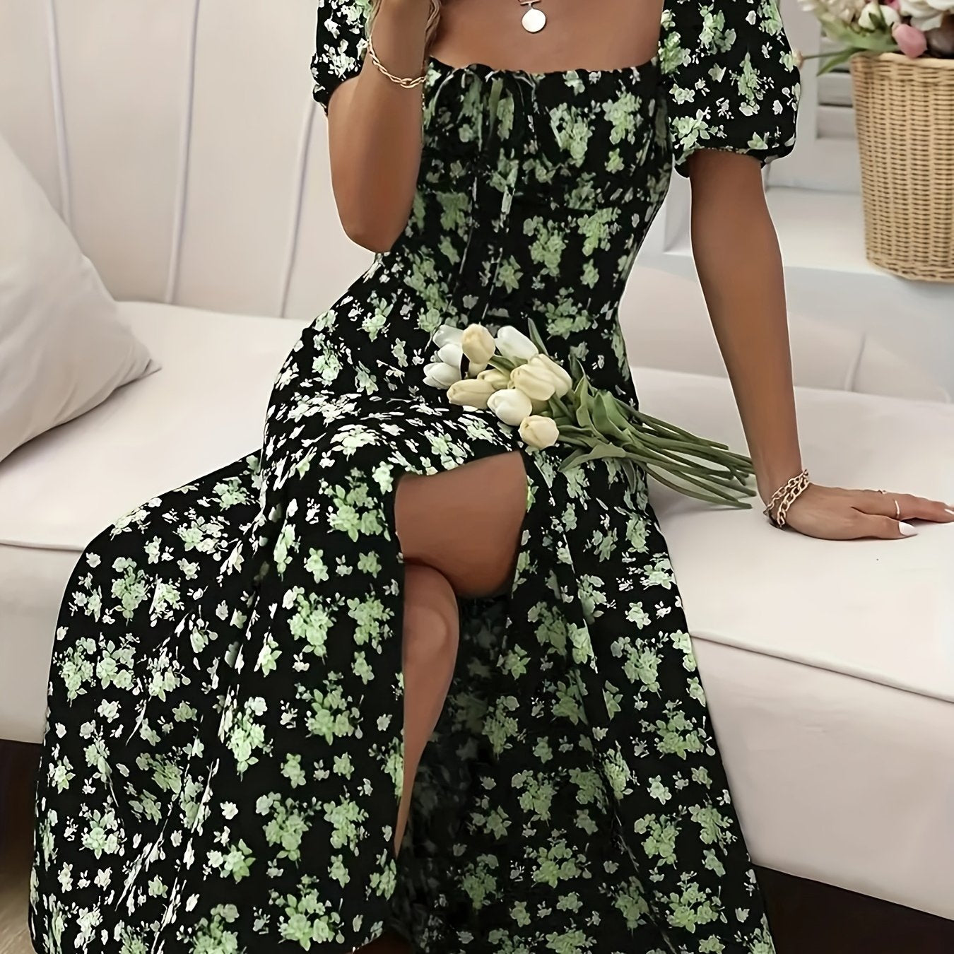 Imogen - Floral Midi Dress