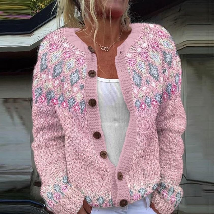 Callista - Pink Comfort Cardigan