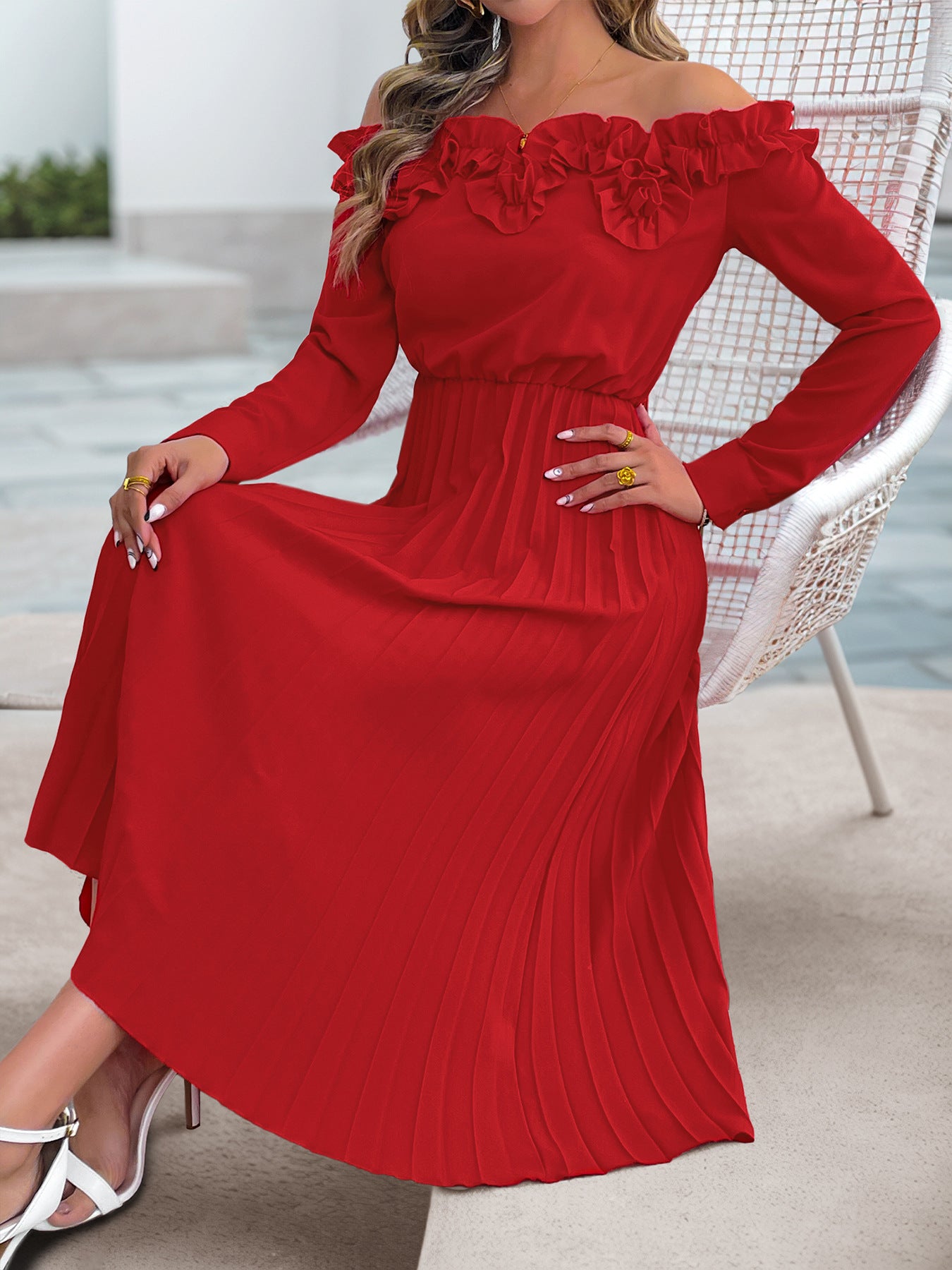 Carina | Stunning Off-Shoulder Maxi Dress