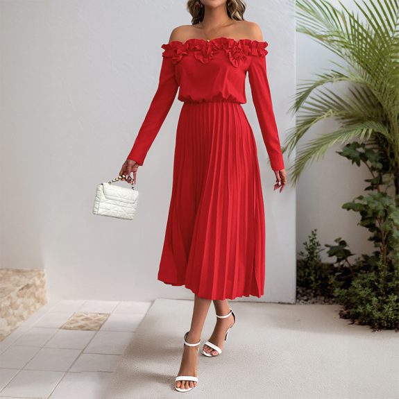Carina | Stunning Off-Shoulder Maxi Dress