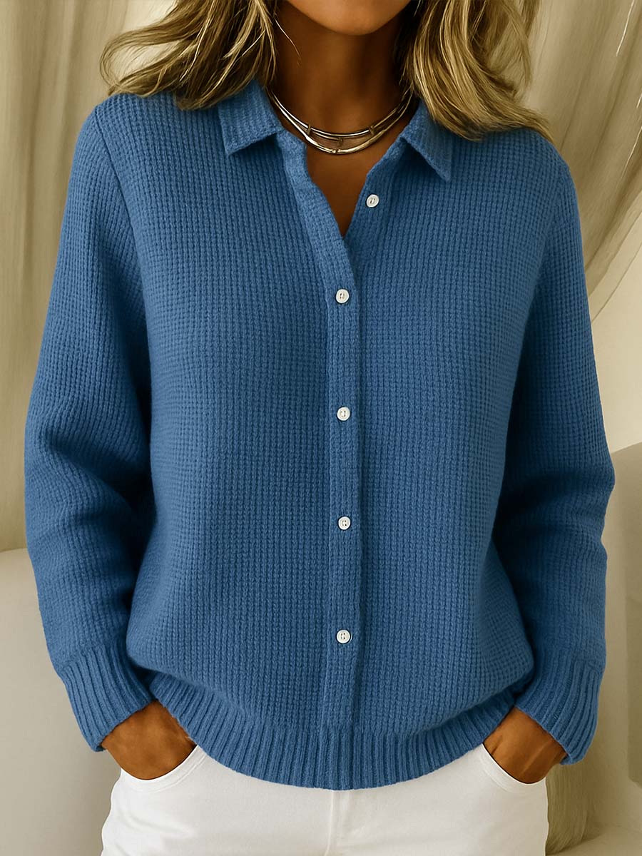 Maeve – Classic Knit Button Cardigan