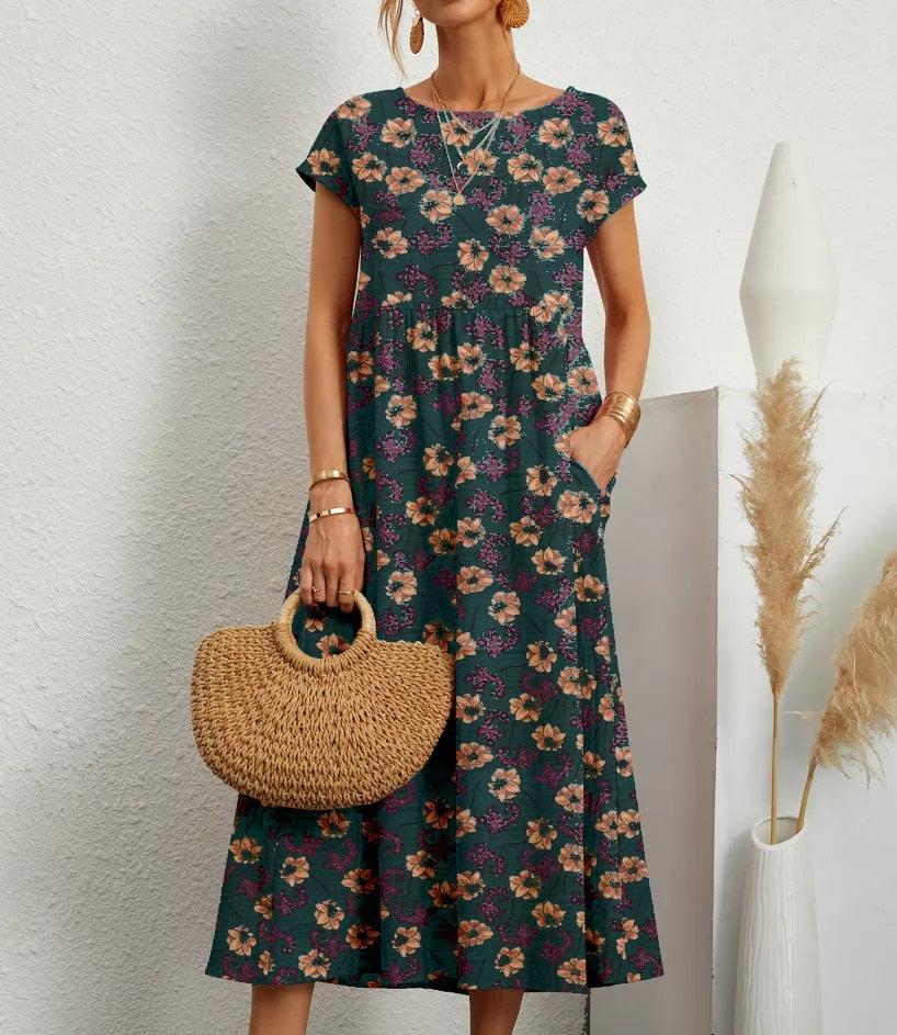 Daisy - Comfy Midi Dress