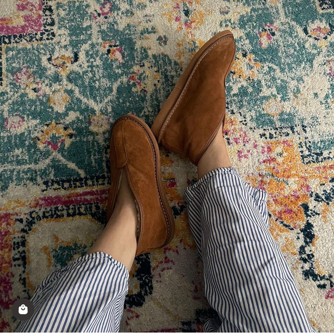 Amara | Suede & Wool Slipper Boots