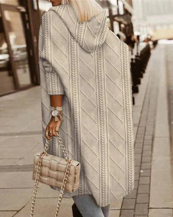 Boutique Eliza™ | Extended Length Hooded Cardigan