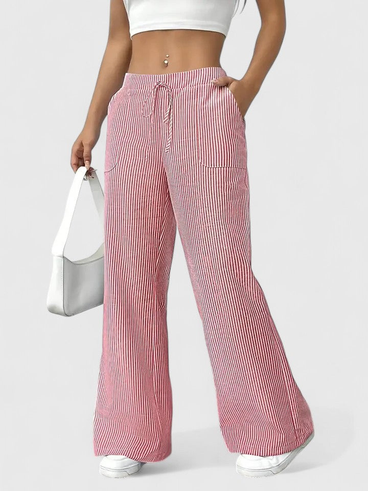 Boutique Eliza™ | Comfortable Wide-Leg Trousers with Elegant Details