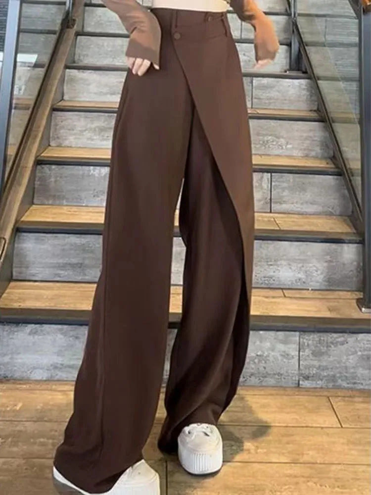 Boutique Eliza™ | Irregular Wide-Leg Trousers