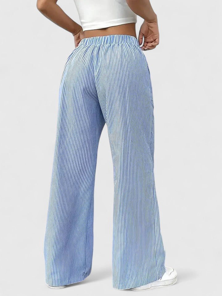 Boutique Eliza™ | Comfortable Wide-Leg Trousers with Elegant Details