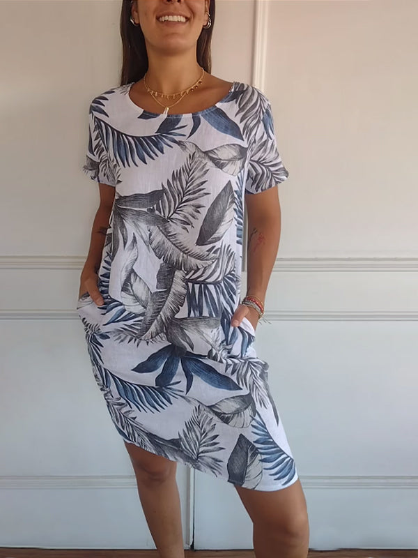 Havana - Relaxed Fit Printed Summer Dress