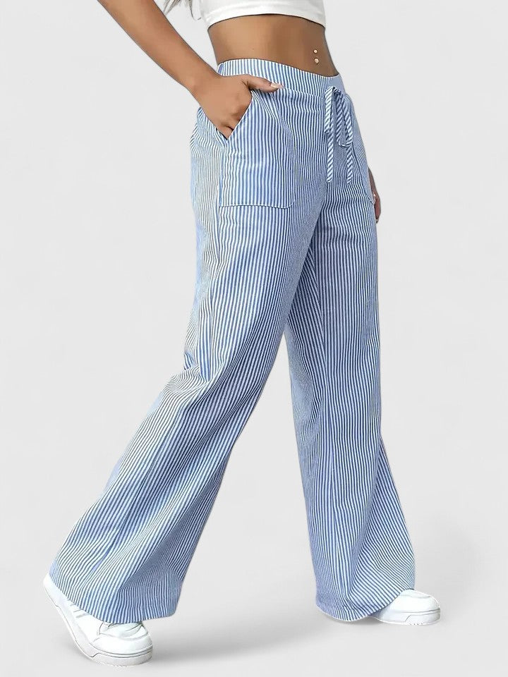 Boutique Eliza™ | Comfortable Wide-Leg Trousers with Elegant Details