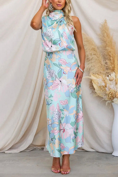 Fleur - Floral Printed Maxi Dress