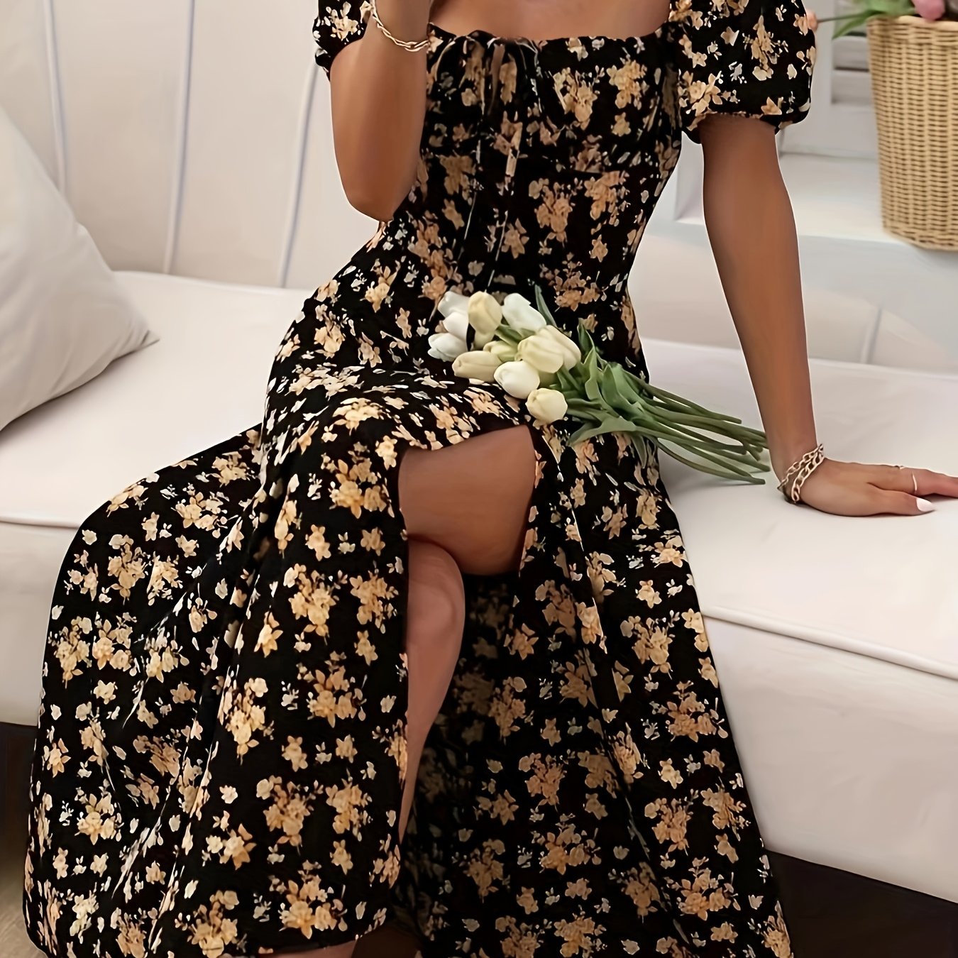 Imogen - Floral Midi Dress