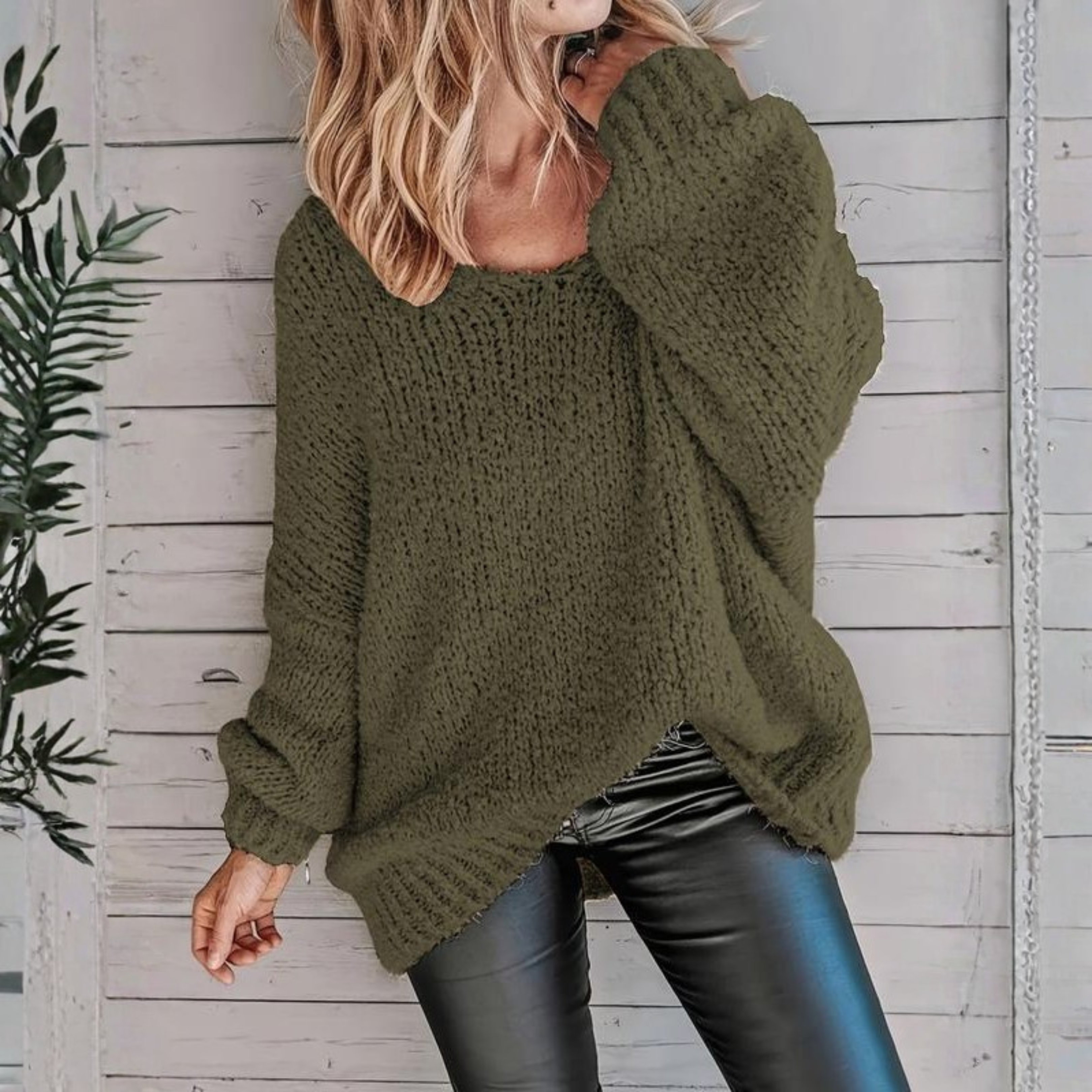 NIVA | Casual Long Sleeve Round Neck Sweater
