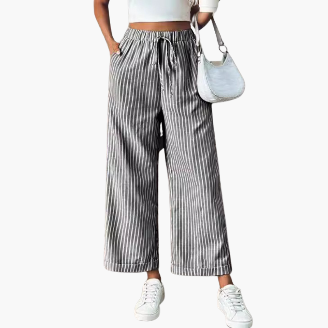 Boutique Eliza™ | Street Style Wide-Leg Trousers