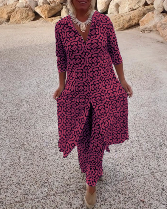 Boutique Eliza™ | Chic Geometric Two-Piece Set