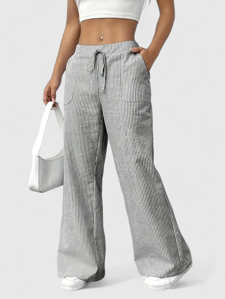 Boutique Eliza™ | Comfortable Wide-Leg Trousers with Elegant Details
