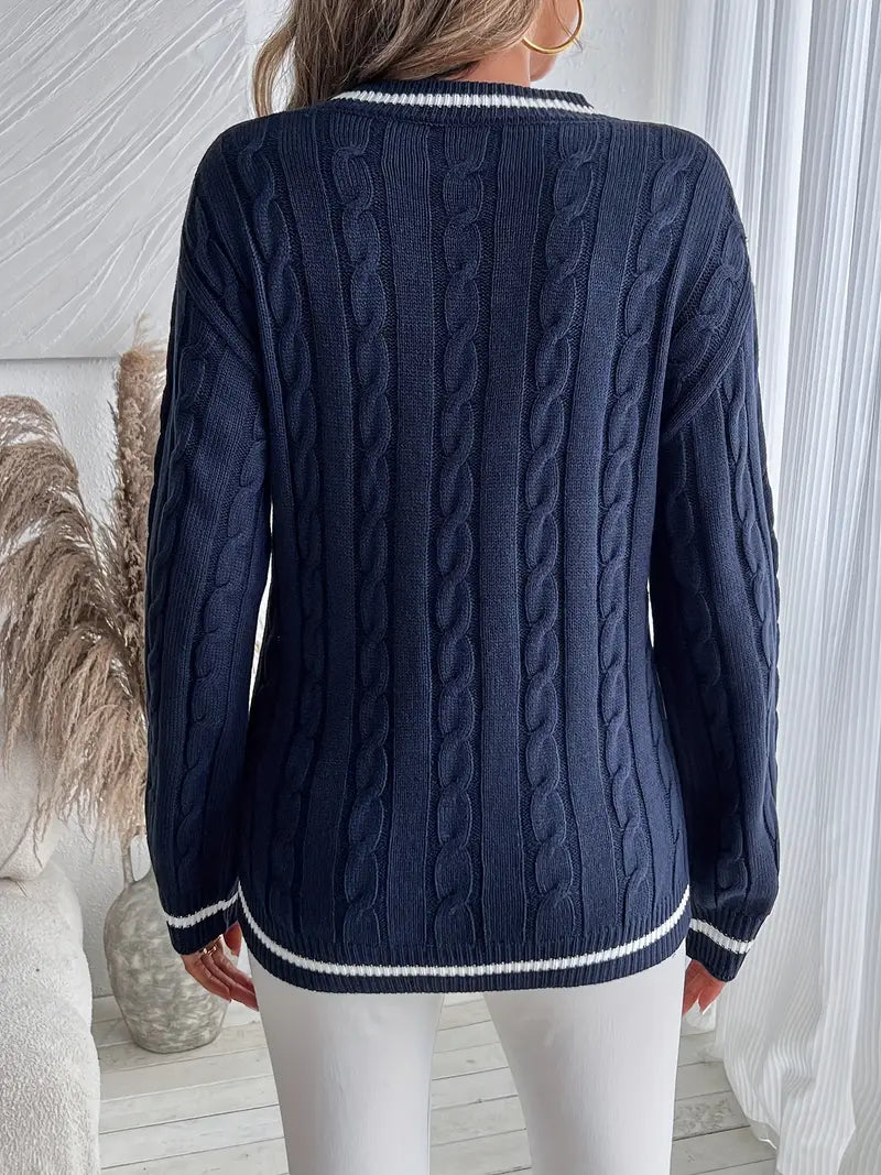 Boutique Eliza™ | Stylish and Comfortable V-Neck Jumper