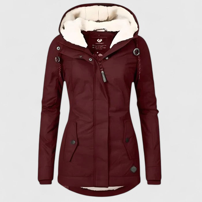 Siena | Waterproof winter coat with hood