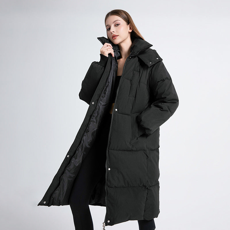 Isadora™ - Classic Hooded Long Puffer Coat