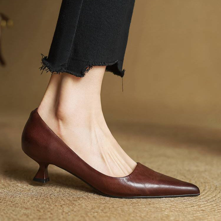 Anok – Premium Leather Heels for Everyday Elegance