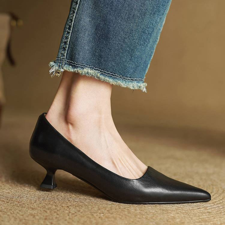 Anok – Premium Leather Heels for Everyday Elegance