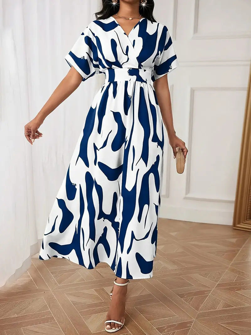 Thea - Abstract Maxi Dress