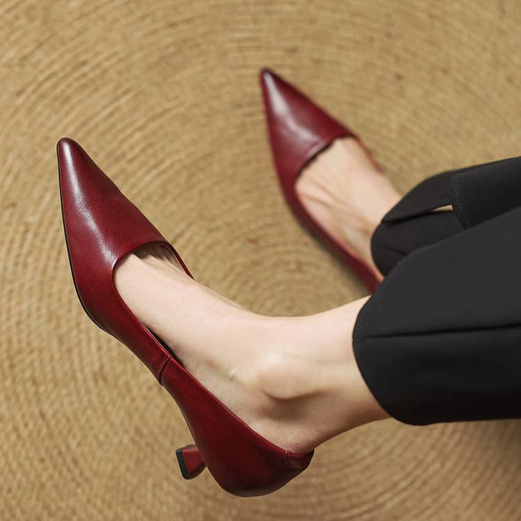 Anok – Premium Leather Heels for Everyday Elegance