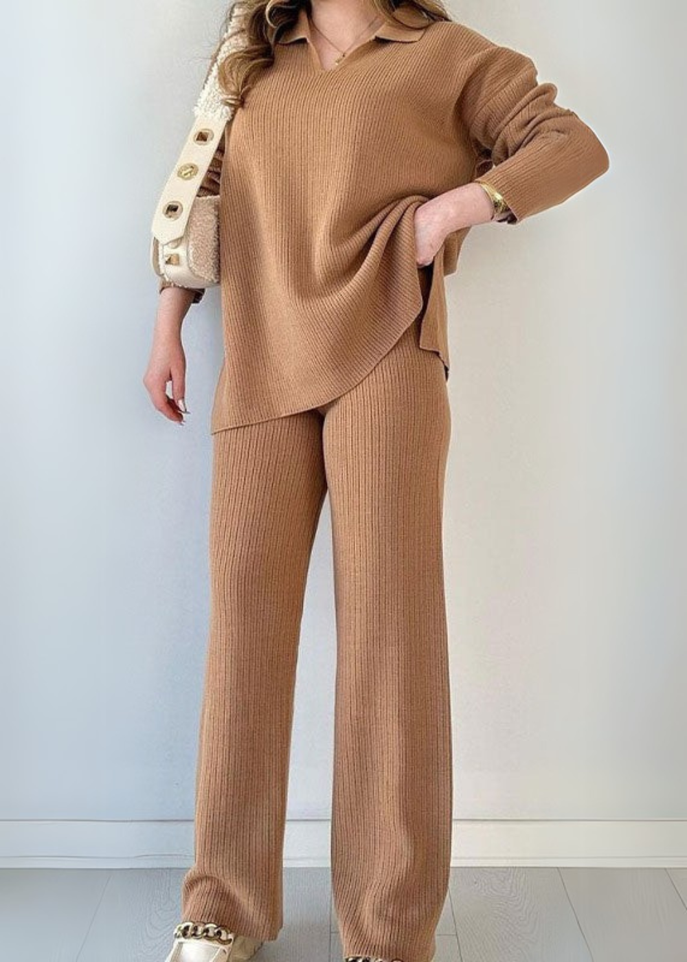Boutique Eliza™ | Casual Women’s Ribbed 2-Piece Set