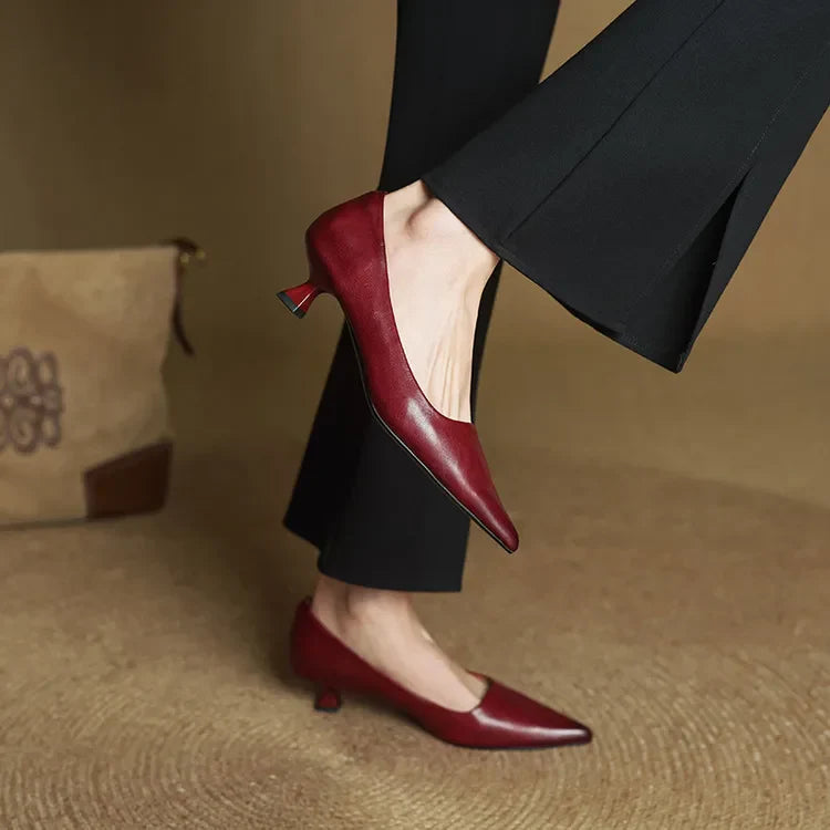 Anok – Premium Leather Heels for Everyday Elegance