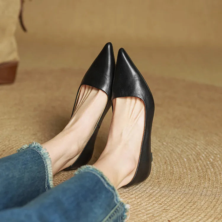 Anok – Premium Leather Heels for Everyday Elegance
