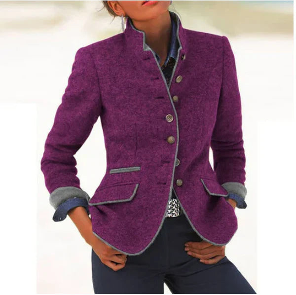 Ava - Women's Classic Wool Blend Blazer Limited Edition