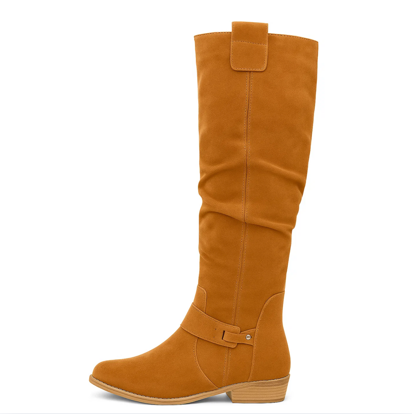 BelleVie — Elegant Suede Knee-High Boots