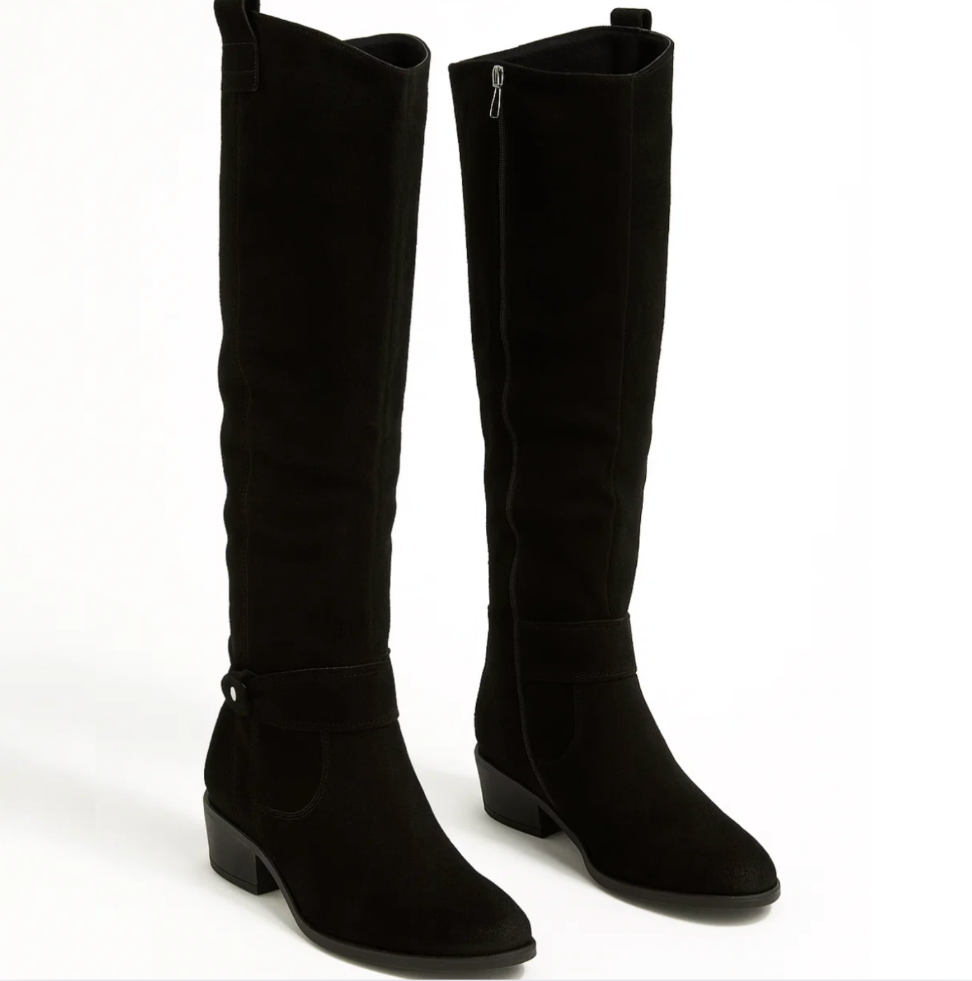 BelleVie — Elegant Suede Knee-High Boots
