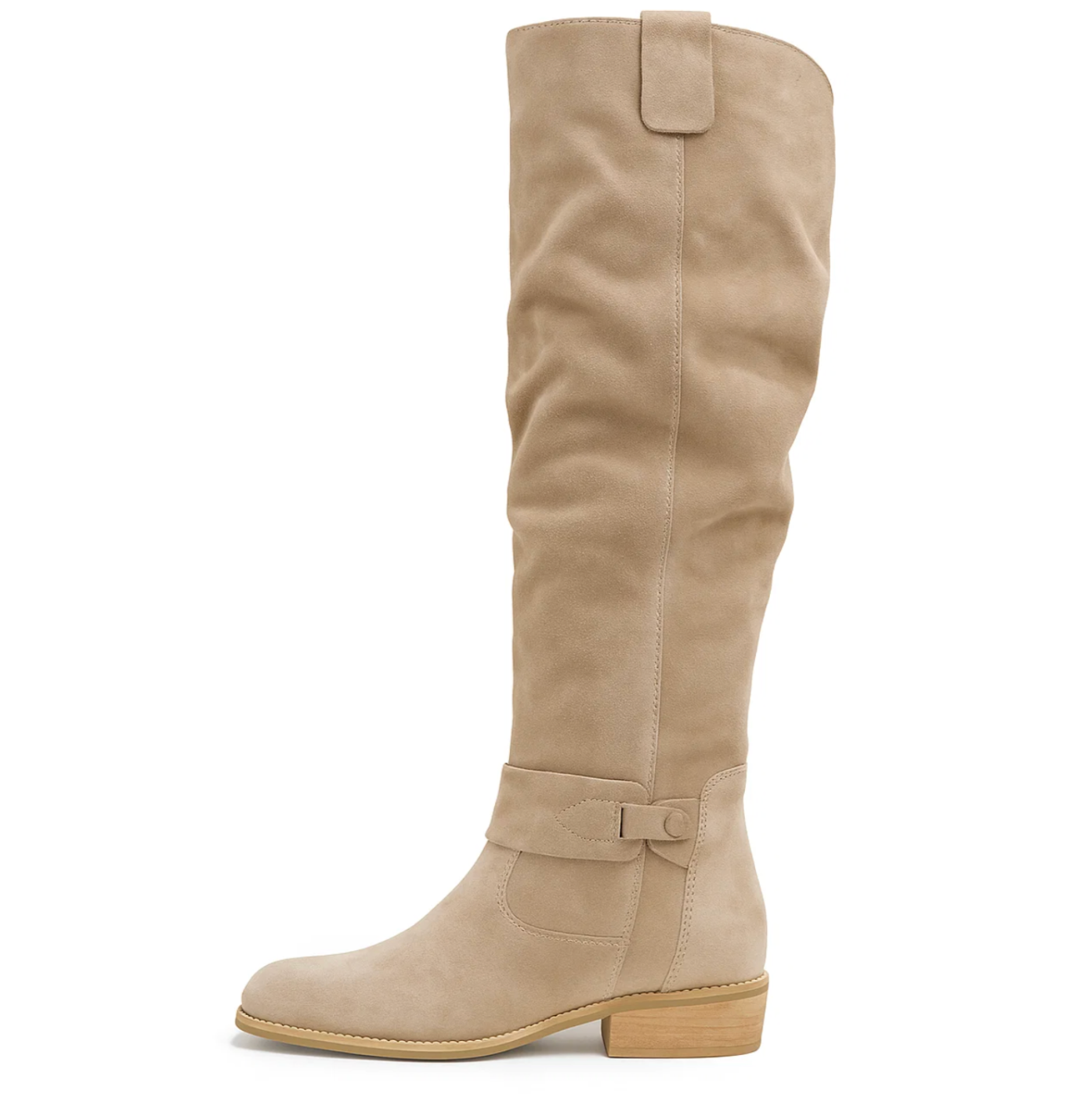 BelleVie — Elegant Suede Knee-High Boots