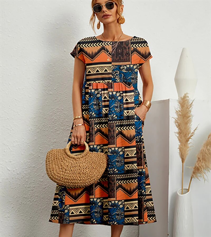 Daisy - Comfy Midi Dress