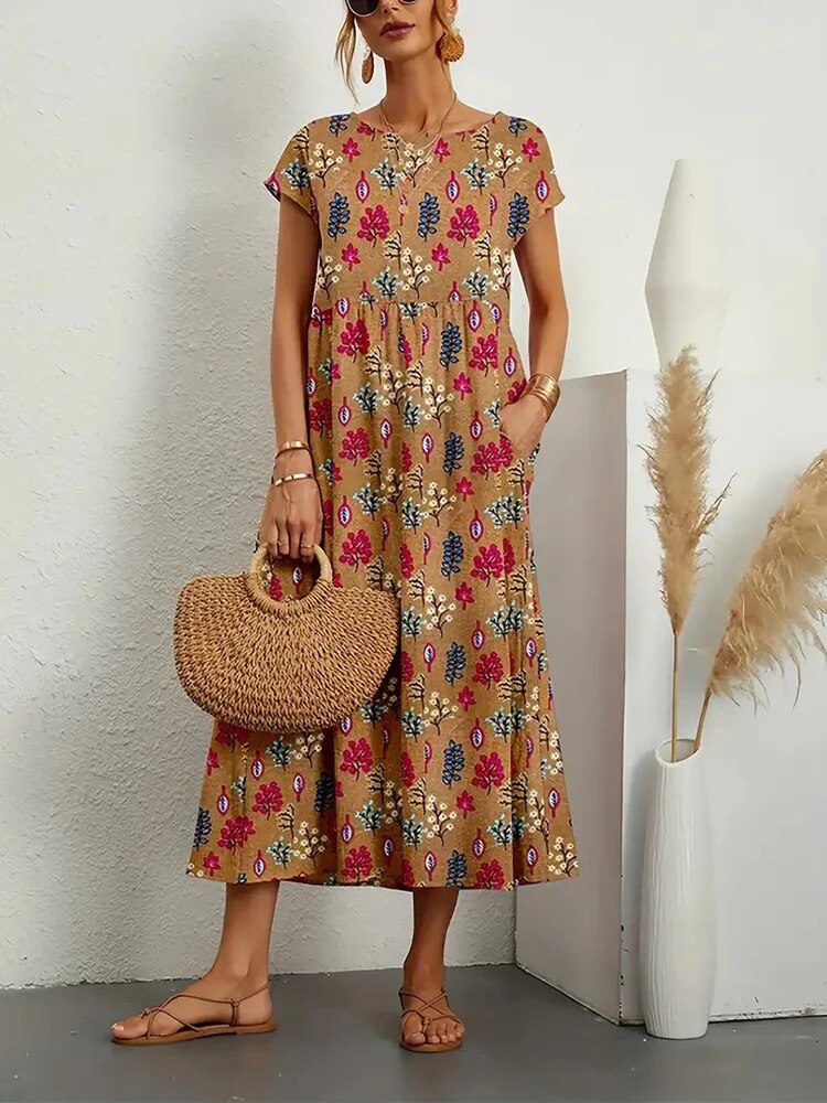 Daisy - Comfy Midi Dress