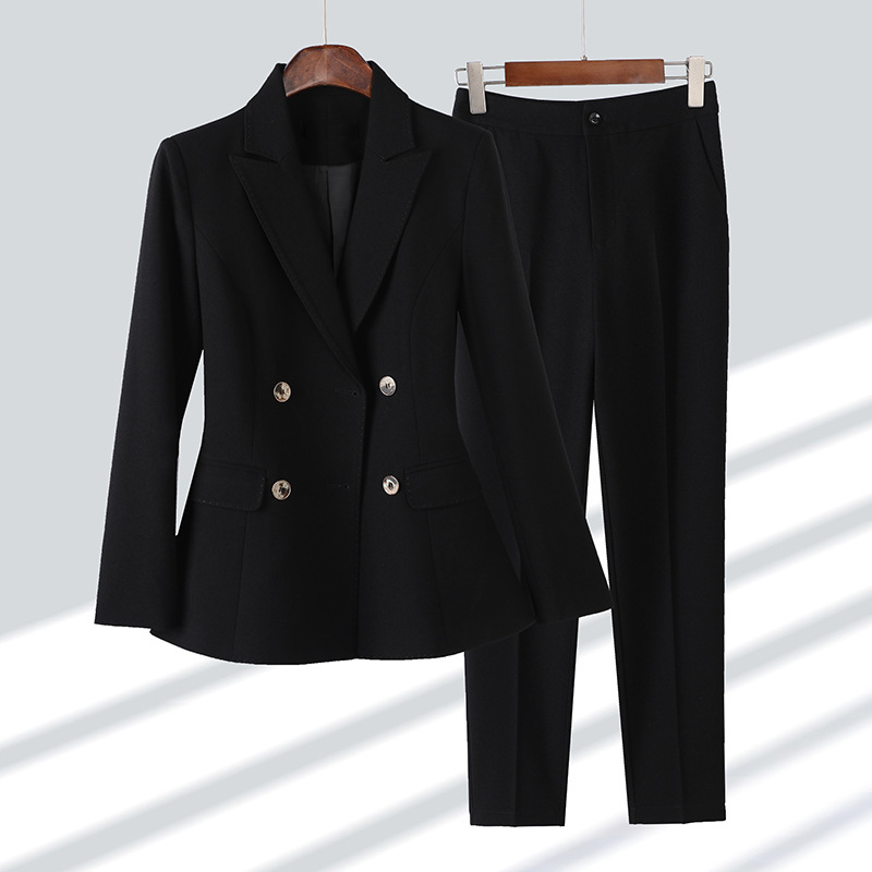 Boutique Eliza™ | Classic 4-Button Blazer with Matching Pants Set