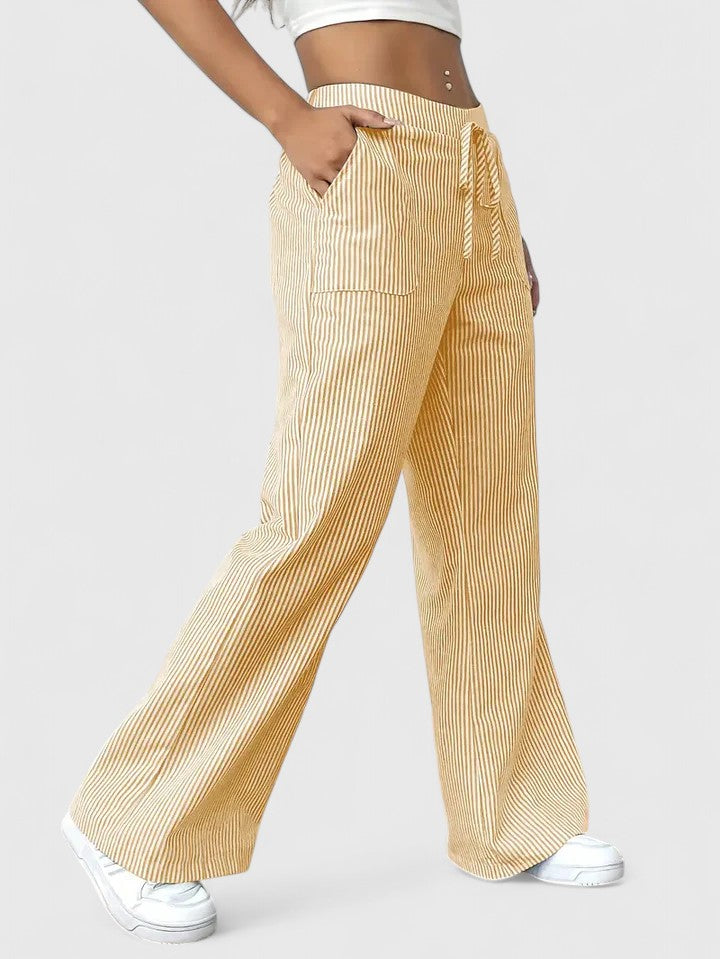 Boutique Eliza™ | Comfortable Wide-Leg Trousers with Elegant Details