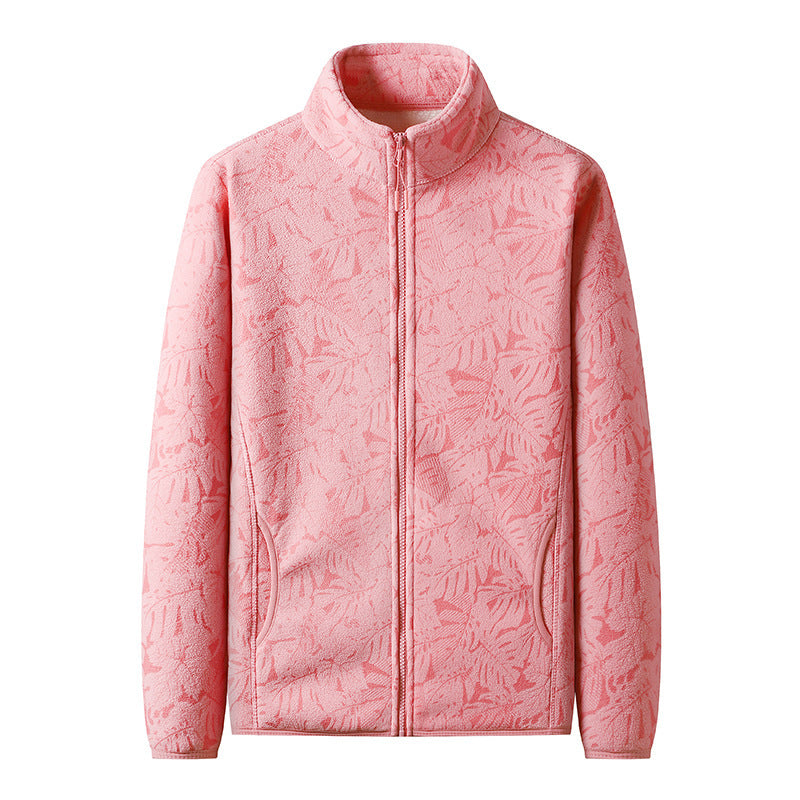 Boutique Eliza™ | Camo-Style Fleece Jacket with Shearling Lining
