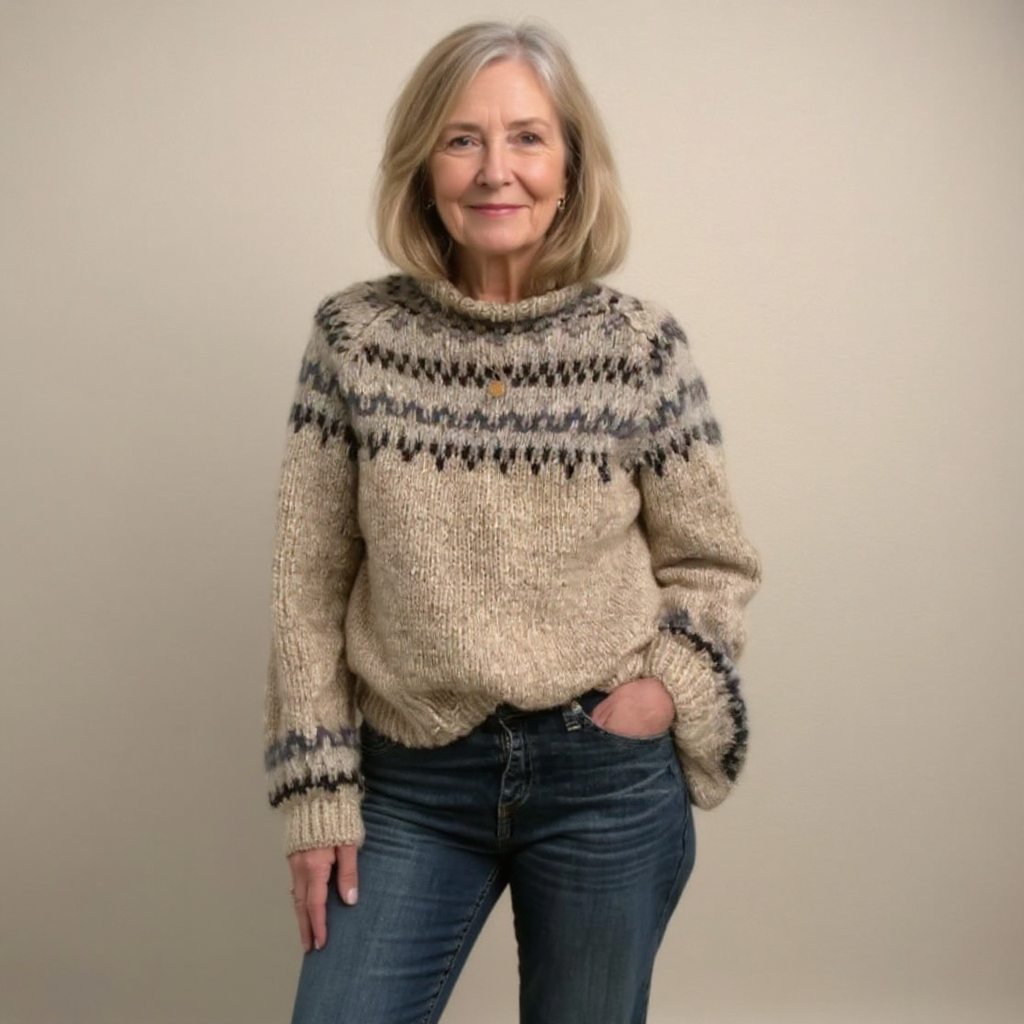 Ashley — Handcrafted Icelandic Heritage Jumper