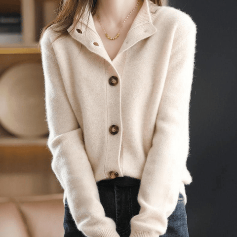 Ophelia - Luxurious Cashmere Knit Cardigan
